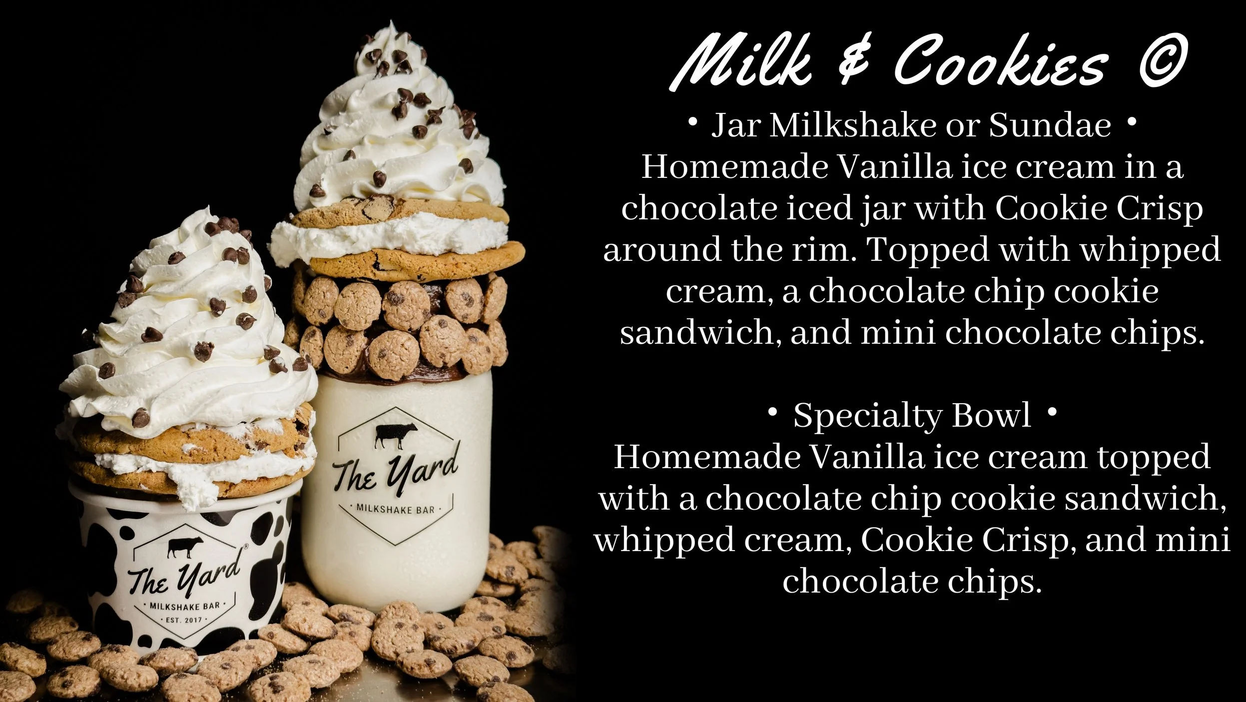 National Harbor Milkshakes — The Yard Milkshake Bar - As seen on